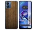 Funda Silicona para Motorola Moto G14 diseño Madera Dibujos