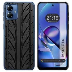 Funda Silicona para Motorola Moto G14 diseño Neumatico Dibujos