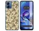 Funda Silicona para Motorola Moto G14 diseño Sand Camuflaje Dibujos
