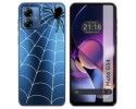 Funda Silicona Transparente para Motorola Moto G54 5G diseño Araña Dibujos