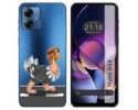 Funda Silicona Transparente para Motorola Moto G54 5G diseño Avestruz Dibujos