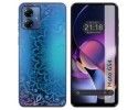 Funda Silicona Transparente para Motorola Moto G54 5G diseño Mandala Dibujos