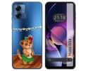 Funda Silicona Transparente para Motorola Moto G54 5G diseño Suricata Dibujos