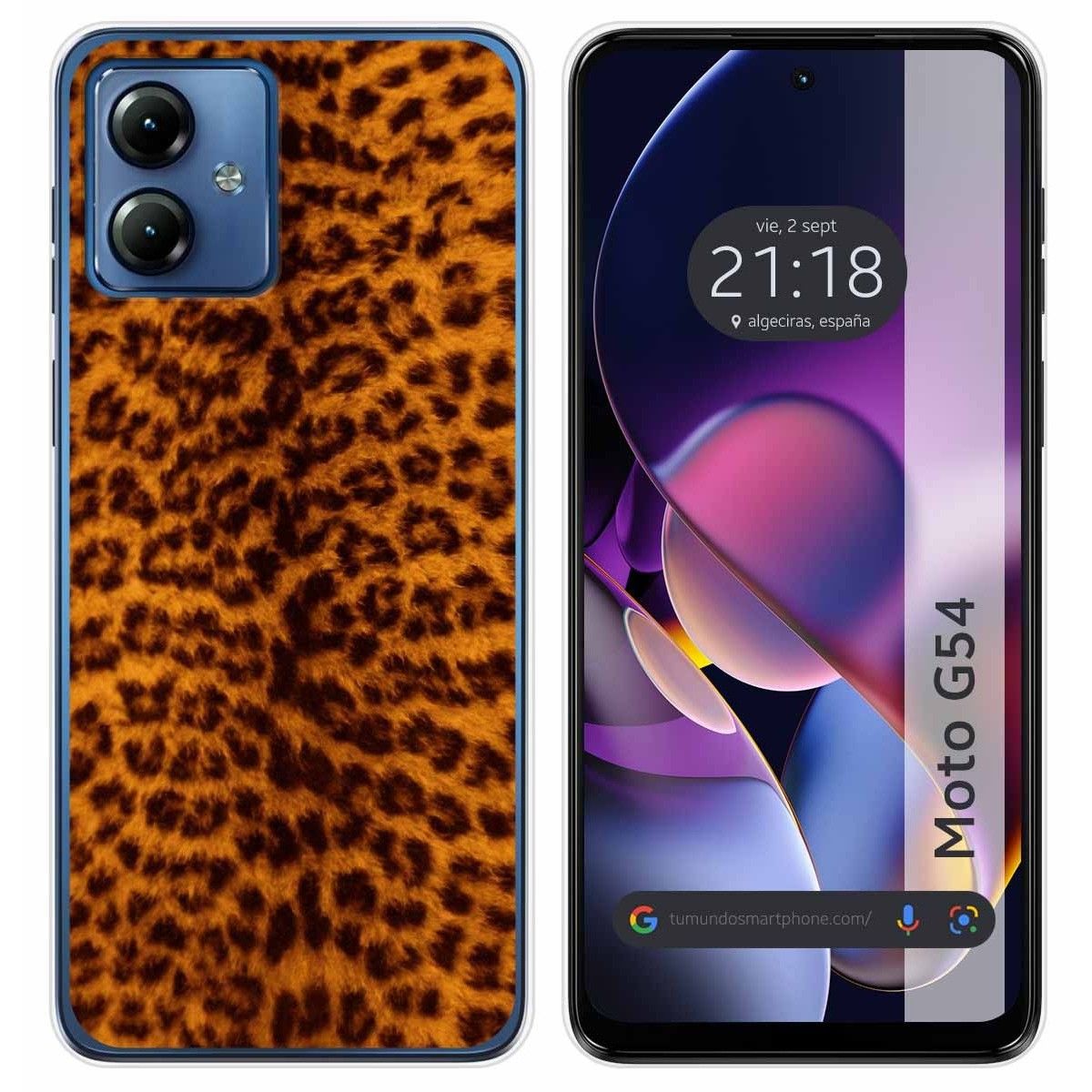 Funda Silicona para Motorola Moto G54 5G diseño Animal 03 Dibujos