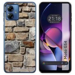 Funda Silicona para Motorola Moto G54 5G diseño Ladrillo 03 Dibujos