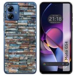 Funda Silicona para Motorola Moto G54 5G diseño Ladrillo 05 Dibujos