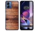 Funda Silicona para Motorola Moto G54 5G diseño Madera 02 Dibujos