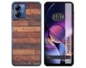 Funda Silicona para Motorola Moto G54 5G diseño Madera 03 Dibujos