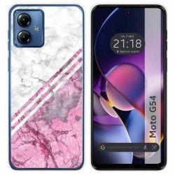 Funda Silicona para Motorola Moto G54 5G diseño Mármol 03 Dibujos
