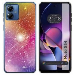 Funda Silicona para Motorola Moto G54 5G diseño Abstracto Dibujos