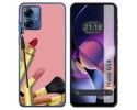 Funda Silicona para Motorola Moto G54 5G diseño Brochas Dibujos