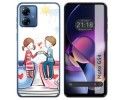 Funda Silicona para Motorola Moto G54 5G diseño Café Dibujos