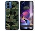 Funda Silicona para Motorola Moto G54 5G diseño Camuflaje Dibujos