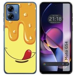 Funda Silicona para Motorola Moto G54 5G diseño Helado Vainilla Dibujos