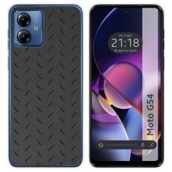 Funda Silicona para Motorola Moto G54 5G diseño Metal Dibujos