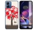 Funda Silicona para Motorola Moto G54 5G diseño Pajaritos Dibujos