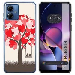 Funda Silicona para Motorola Moto G54 5G diseño Pajaritos Dibujos