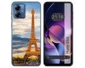 Funda Silicona para Motorola Moto G54 5G diseño Paris Dibujos