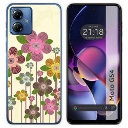 Funda Silicona para Motorola Moto G54 5G diseño Primavera En Flor Dibujos