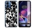 Funda Silicona para Motorola Moto G54 5G diseño Snow Camuflaje Dibujos