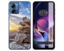 Funda Silicona para Motorola Moto G54 5G diseño Sunset Dibujos