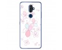 Funda Gel Tpu para Alcatel 3V Diseño Flores Minimal Dibujos