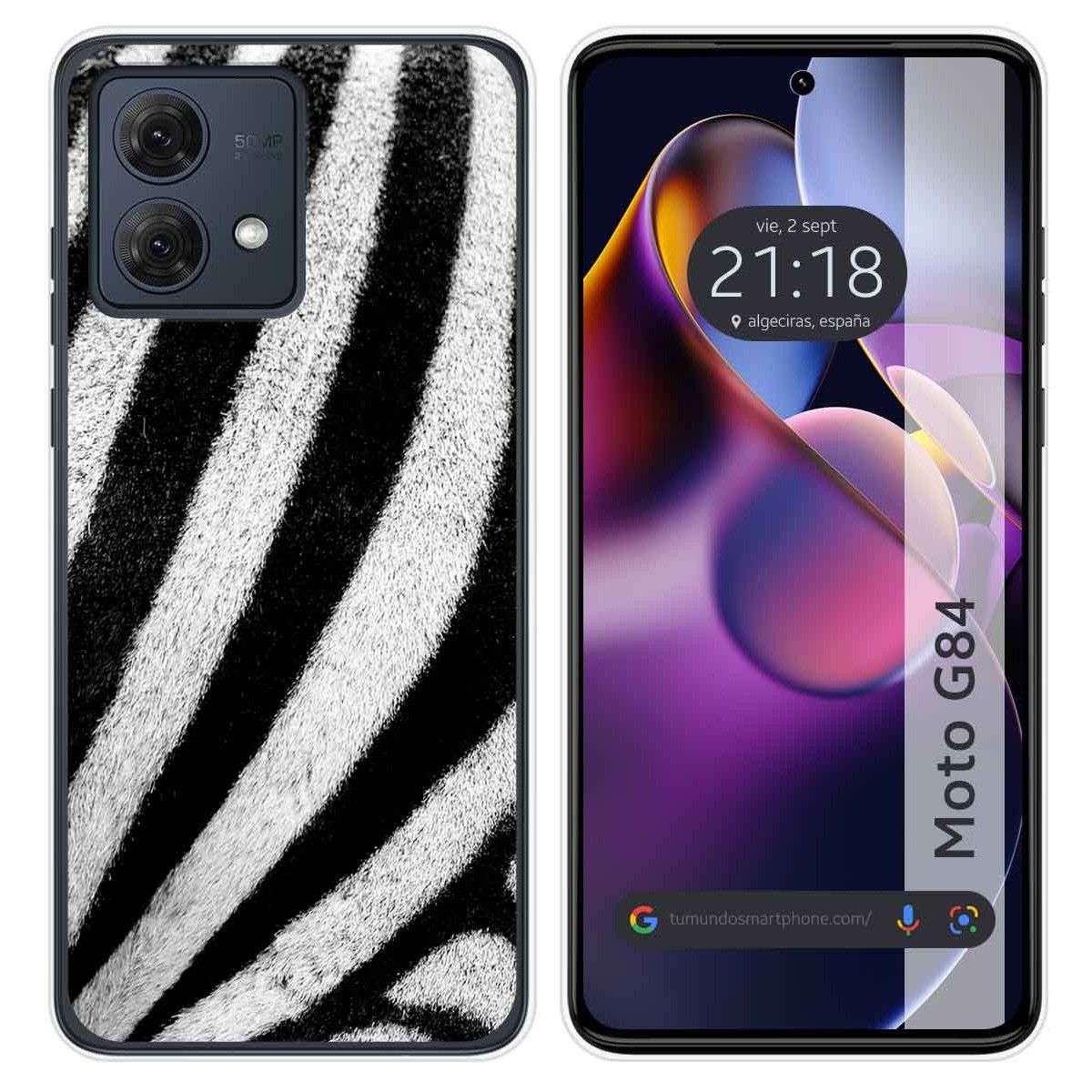 Funda Silicona para Motorola Moto G84 5G diseño Animal 02 Dibujos