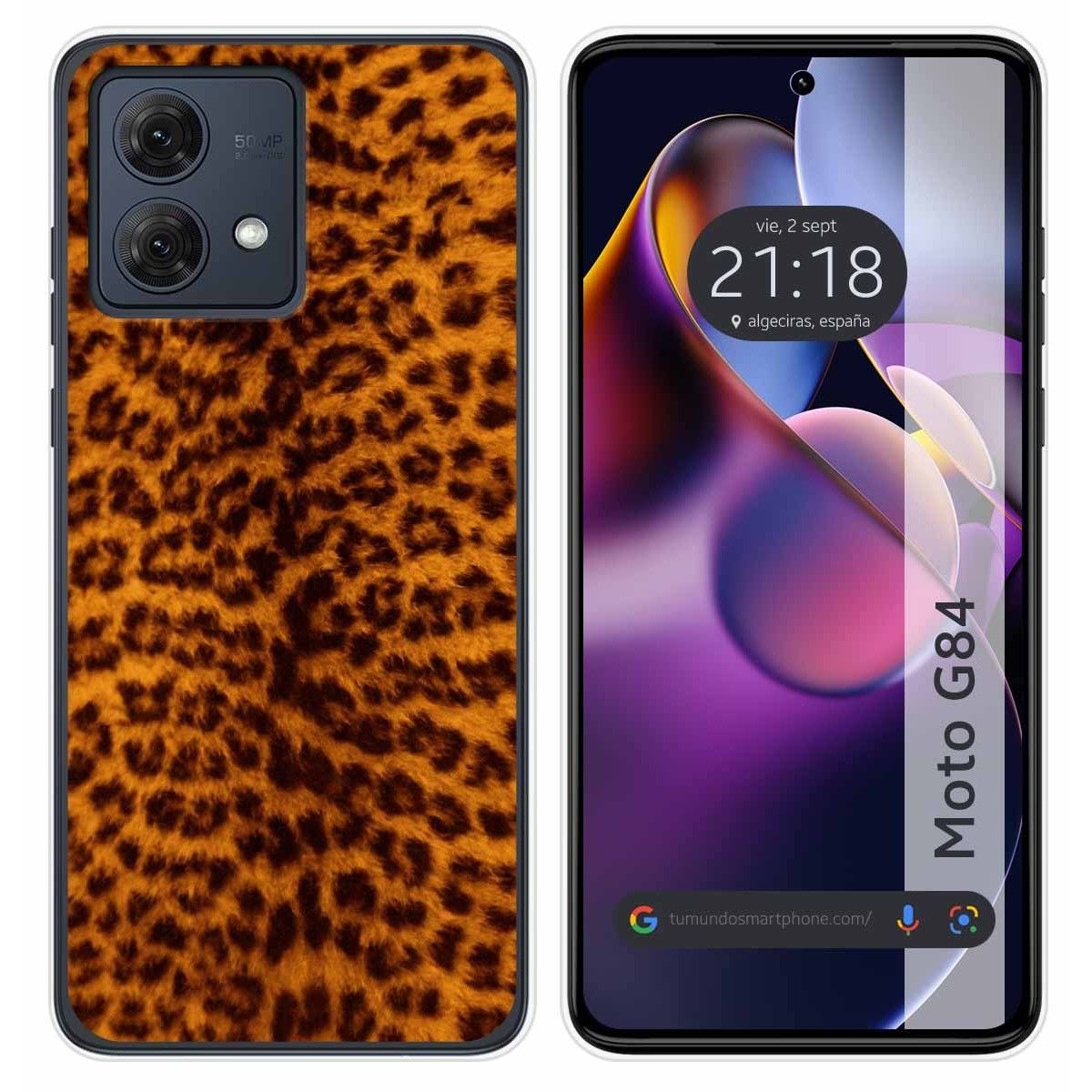 Funda Silicona para Motorola Moto G84 5G diseño Animal 03 Dibujos