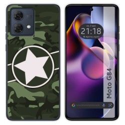 Funda Silicona para Motorola Moto G84 5G diseño Camuflaje 01 Dibujos