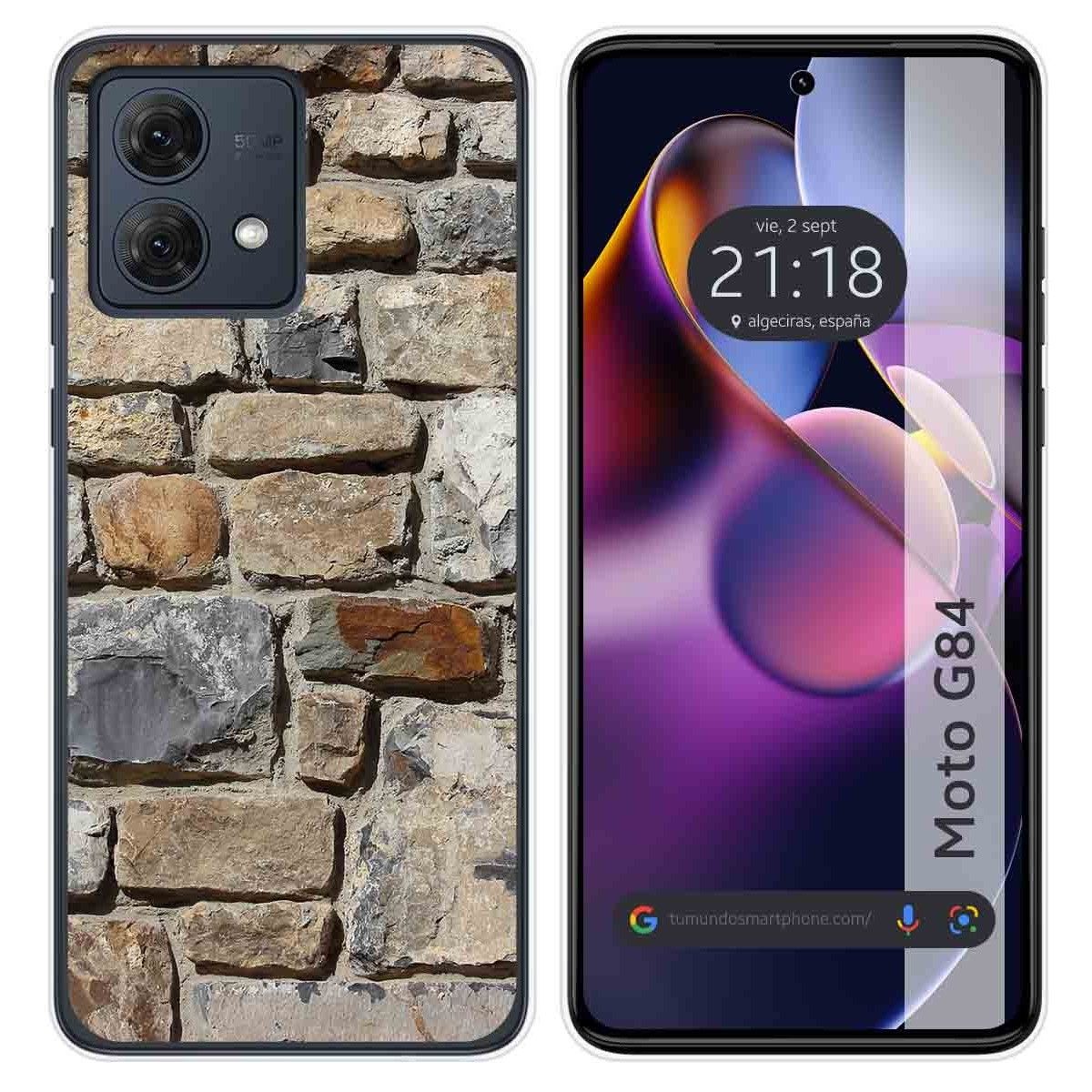 Funda Silicona para Motorola Moto G84 5G diseño Ladrillo 03 Dibujos