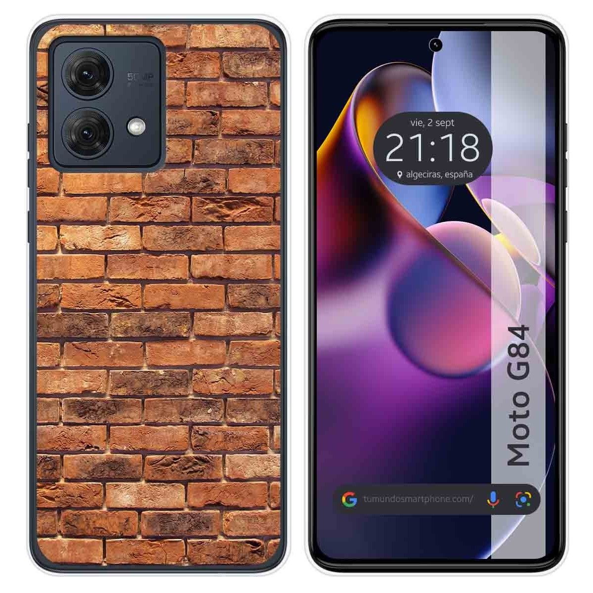 Funda Silicona para Motorola Moto G84 5G diseño Ladrillo 04 Dibujos
