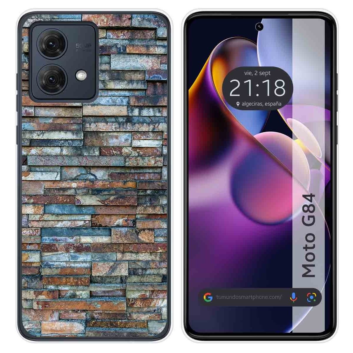 Funda Silicona para Motorola Moto G84 5G diseño Ladrillo 05 Dibujos
