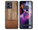 Funda Silicona para Motorola Moto G84 5G diseño Madera 09 Dibujos