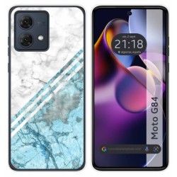 Funda Silicona para Motorola Moto G84 5G diseño Mármol 02 Dibujos