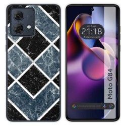 Funda Silicona para Motorola Moto G84 5G diseño Mármol 06 Dibujos