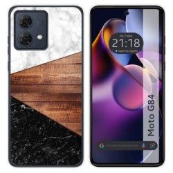 Funda Silicona para Motorola Moto G84 5G diseño Mármol 11 Dibujos