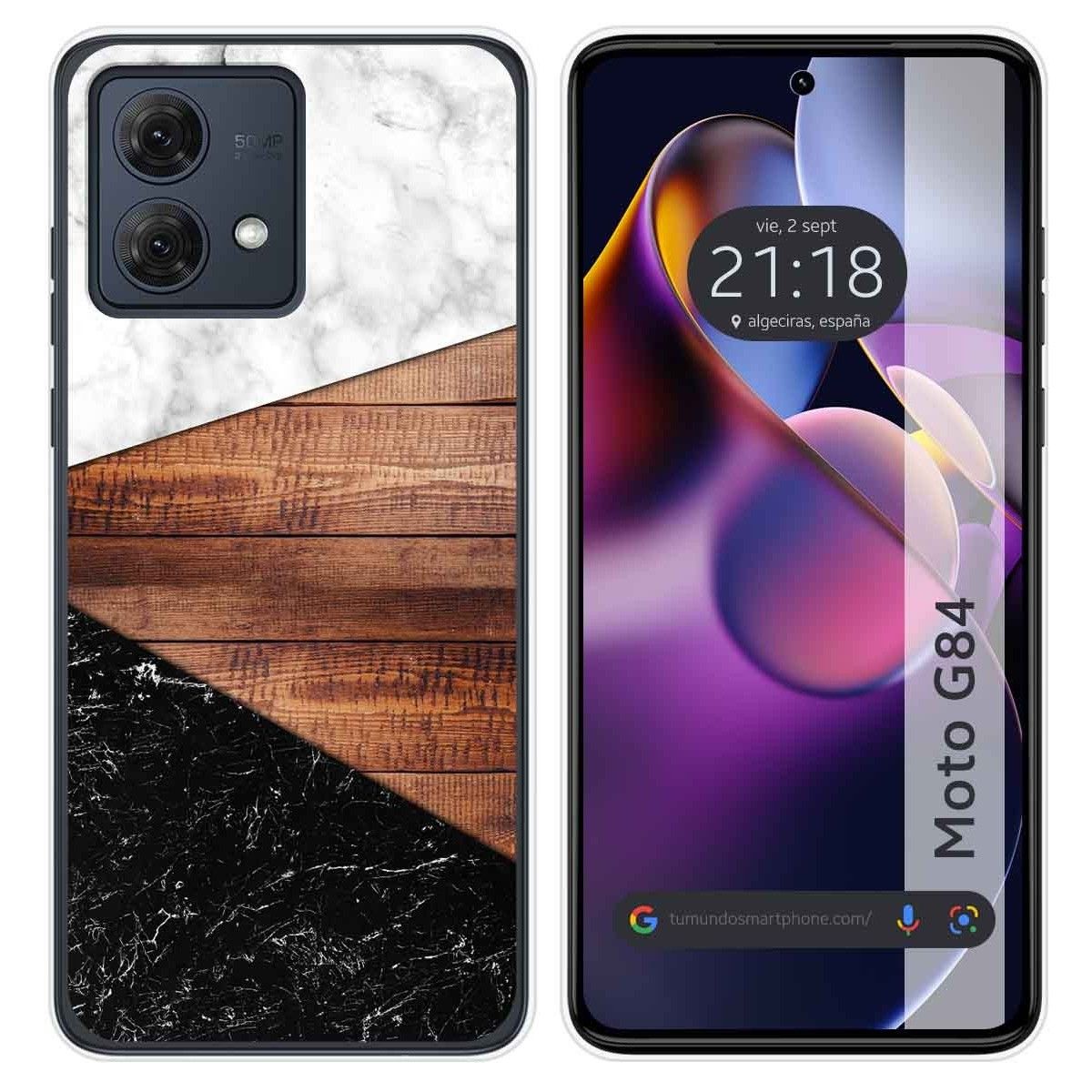 Funda Silicona para Motorola Moto G84 5G diseño Mármol 11 Dibujos