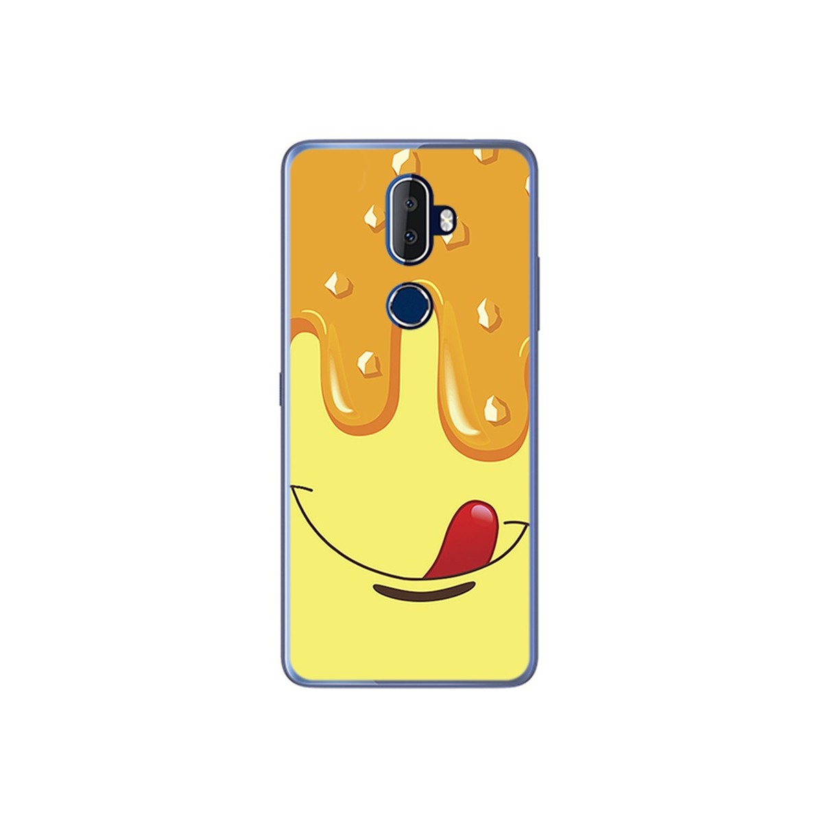 Funda Gel Tpu para Alcatel 3V Diseño Helado Vainilla Dibujos
