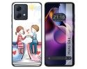 Funda Silicona para Motorola Moto G84 5G diseño Café Dibujos