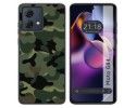 Funda Silicona para Motorola Moto G84 5G diseño Camuflaje Dibujos