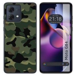Funda Silicona para Motorola Moto G84 5G diseño Camuflaje Dibujos