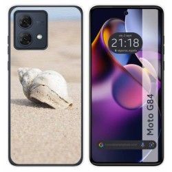 Funda Silicona para Motorola Moto G84 5G diseño Concha Dibujos