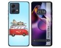 Funda Silicona para Motorola Moto G84 5G diseño Furgoneta Dibujos