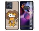 Funda Silicona para Motorola Moto G84 5G diseño Leon Dibujos