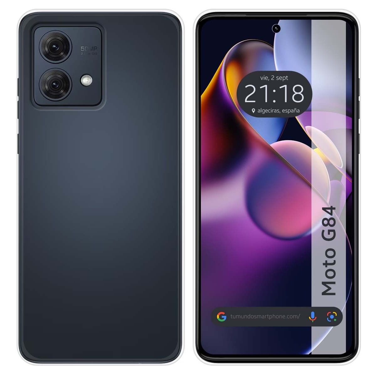 Funda Silicona para Motorola Moto G84 5G diseño Leones Dibujos