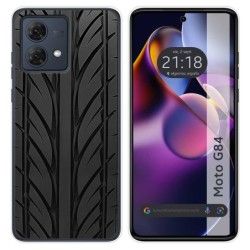 Funda Silicona para Motorola Moto G84 5G diseño Neumatico Dibujos
