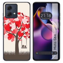 Funda Silicona para Motorola Moto G84 5G diseño Pajaritos Dibujos