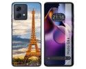 Funda Silicona para Motorola Moto G84 5G diseño Paris Dibujos