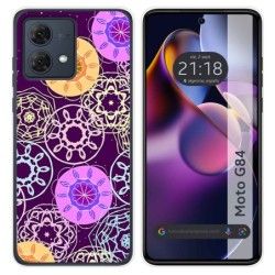 Funda Silicona para Motorola Moto G84 5G diseño Radial Dibujos