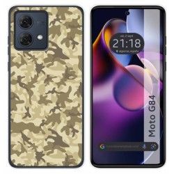 Funda Silicona para Motorola Moto G84 5G diseño Sand Camuflaje Dibujos